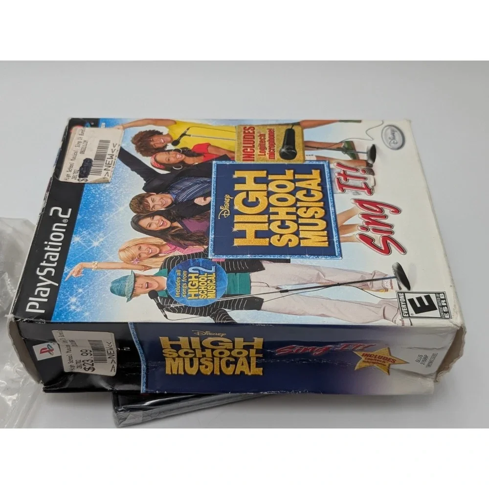 Sony PS2‎ Bundle High School Musical: Sing It! Video Game with Microphone Sealed
